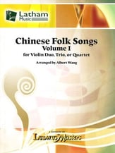 Chinese Folk Songs #1 Violin Duet, Trio or Quartet cover